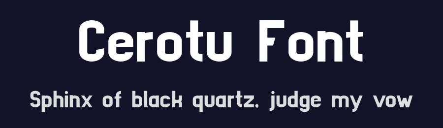 Cerotu Font by Almairatype — Display Font — thumbnail 2