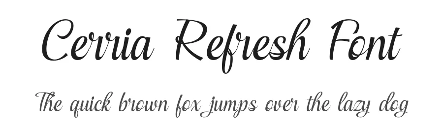 Cerria Refresh Font by timelesstype.co — Display Font