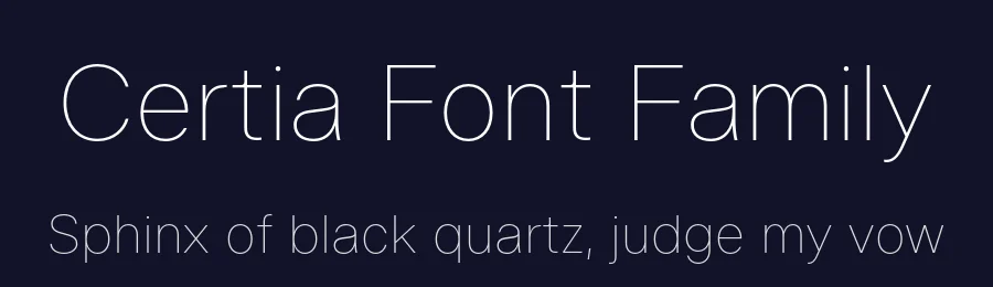 Certia Font Family by Aantebas — Sans Serif Font — thumbnail 2