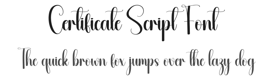Certificate Script Font by andikastudio — Script Handwritten Font