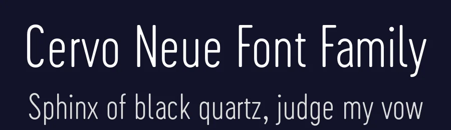 Cervo Neue Font Family by Blazej Ostoja Lniski — Sans Serif Font — thumbnail 2