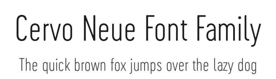 Cervo Neue Font Family by Blazej Ostoja Lniski — Sans Serif Font