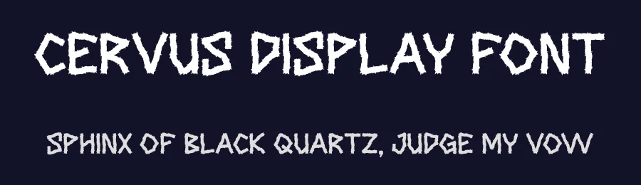 Cervus Display Font by Maiko Hatta — Blackletter Font — thumbnail 2