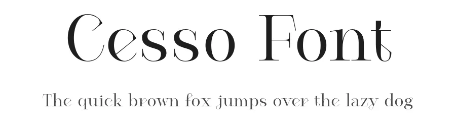 Cesso Font by That That Creative — Serif Font