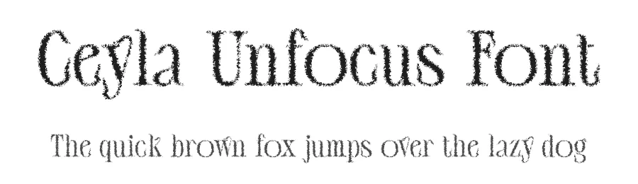 Ceyla Unfocus Font by craftsupplyco — Display Font