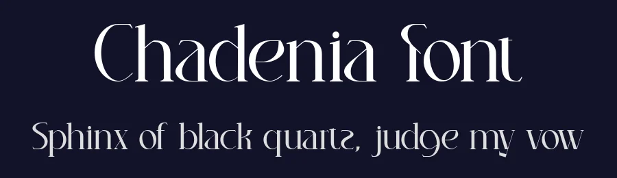 Chadenia Font by Muksal Creative — Serif Font — thumbnail 2