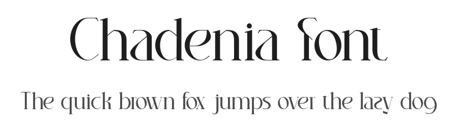 Chadenia Font by Muksal Creative — Serif Font