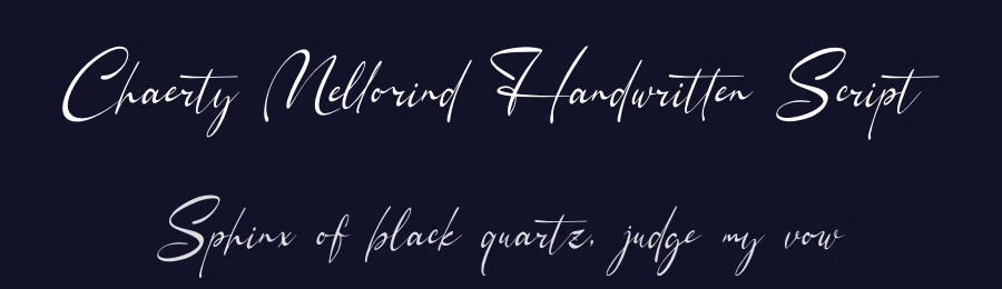 Chaerty Mellorind Handwritten Script by Gracetypestudio — Script Handwritten Font — thumbnail 2