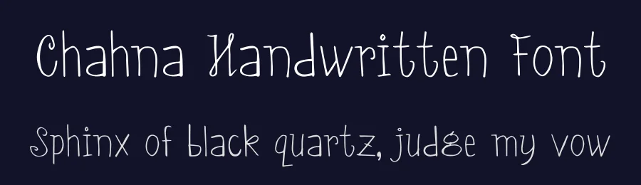 Chahna Handwritten Font by omaikraf — Decorative Font — thumbnail 2