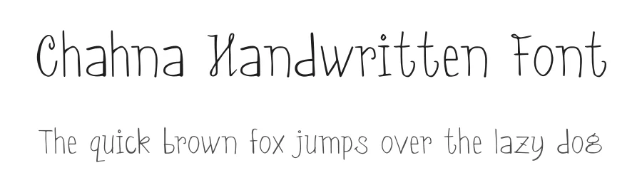 Chahna Handwritten Font by omaikraf β Decorative Font