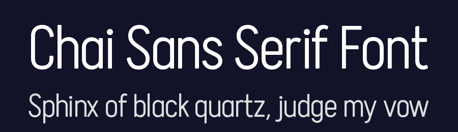 Chai Sans Serif Font by Tall Chai — Sans Serif Font — thumbnail 2