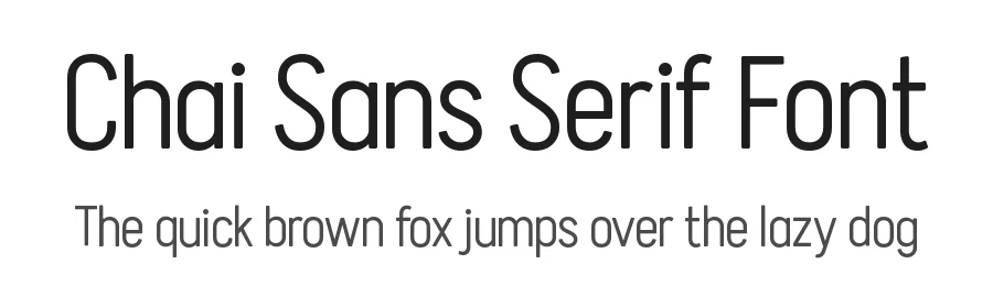 Chai Sans Serif Font by Tall Chai — Sans Serif Font