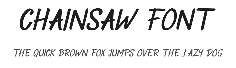 Chainsaw Font by didiksaputra — Display Font