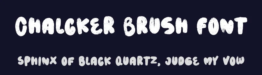Chalcker Brush Font by Dhabee — Script Handwritten Font — thumbnail 2