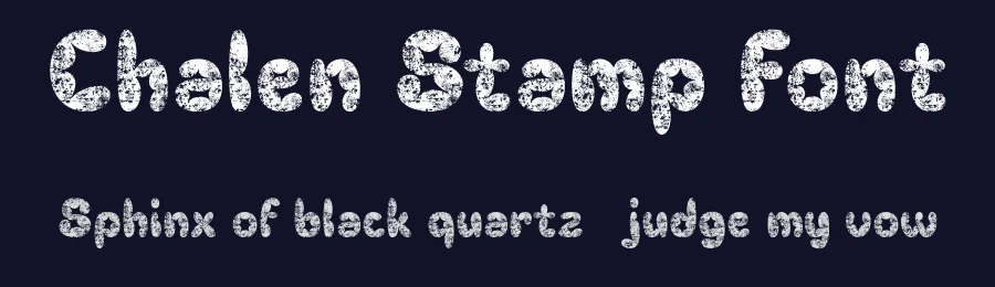 Chalen Stamp Font by craftsupplyco — Display Font — thumbnail 2