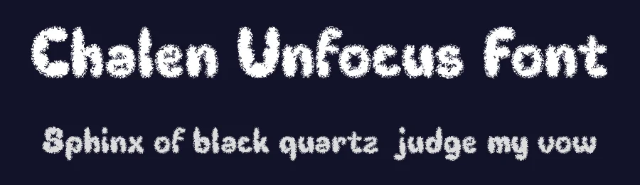 Chalen Unfocus Font by craftsupplyco — Display Font — thumbnail 2