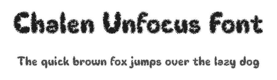 Chalen Unfocus Font by craftsupplyco — Display Font