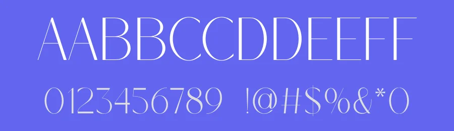 Chalero – A Soft Modern & Luxury Sans Serif Font by SURATMI — Serif Font — thumbnail 3