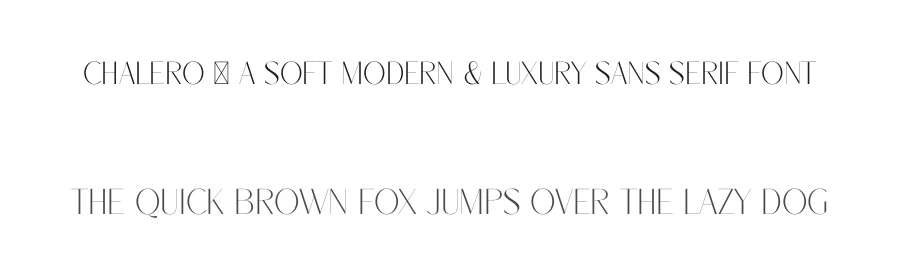 Chalero – A Soft Modern & Luxury Sans Serif Font by SURATMI — Serif Font
