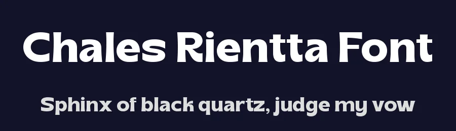 Chales Rientta Font by HansCo — Sans Serif Font — thumbnail 2