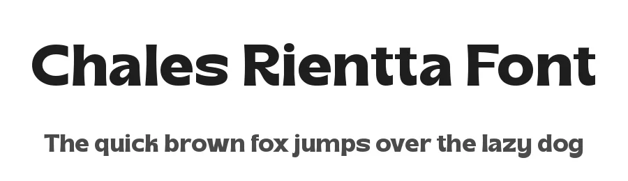 Chales Rientta Font by HansCo — Sans Serif Font
