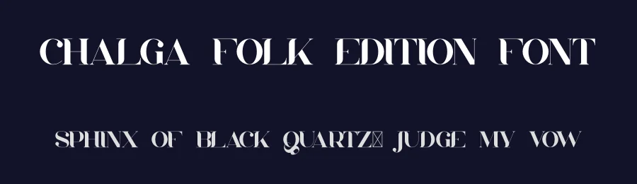 Chalga Folk Edition Font by vp_creative_shop — Serif Font — thumbnail 2