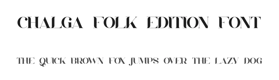 Chalga Folk Edition Font by vp_creative_shop — Serif Font