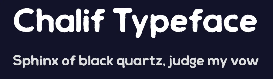 Chalif Typeface by Viaction Type.Co — Display Font — thumbnail 2