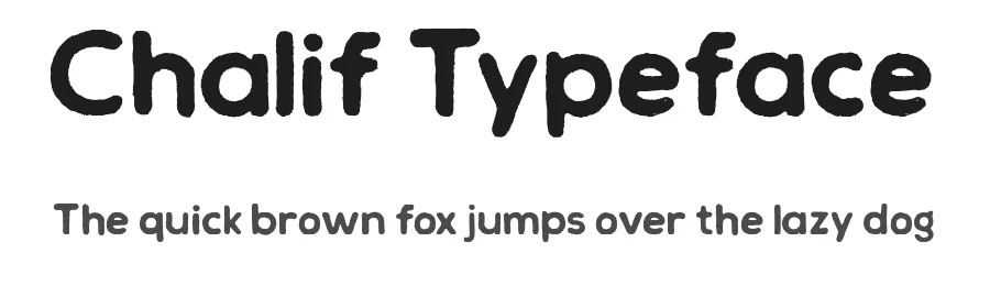 Chalif Typeface by Viaction Type.Co — Display Font