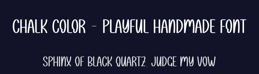 Chalk Color – Playful Handmade Font by andikastudio — Display Font — thumbnail 2