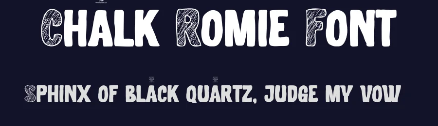 Chalk Romie Font by ErmediaStudio — Decorative Font — thumbnail 2