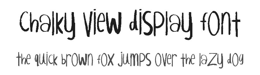 Chalky View Display Font by No Feelings Studio — Decorative Font