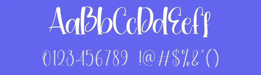 Chalky White Display Font by creativeletter — Script Handwritten Font — thumbnail 3