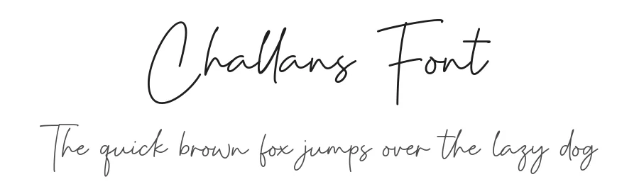 Challans Font by Heinzel Std. — Script Handwritten Font