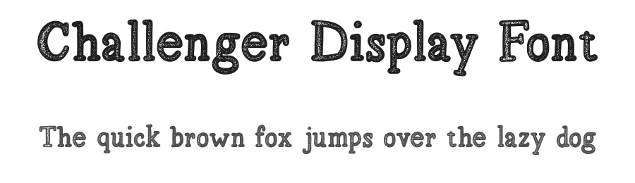 Challenger Display Font by vaiminit — Display Font