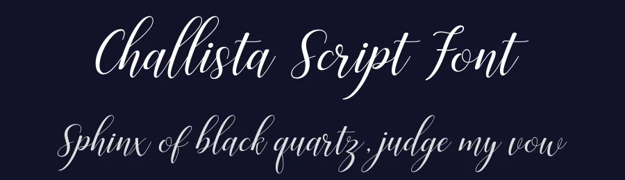 Challista Script Font by Amarlettering — Script Handwritten Font — thumbnail 2