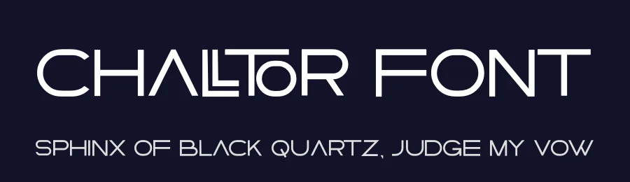 Challtor Font by hayoyuka8 — Display Font — thumbnail 2