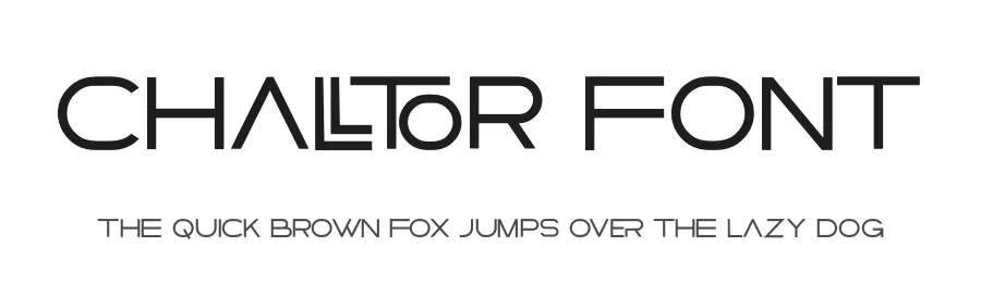 Challtor Font by hayoyuka8 — Display Font