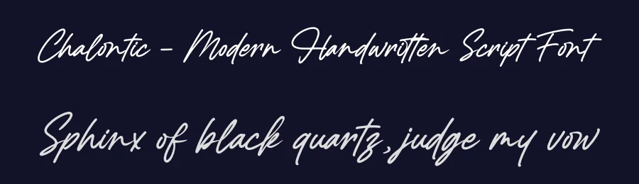 Chalontic – Modern Handwritten Script Font by letterenastudios — Script Handwritten Font — thumbnail 2