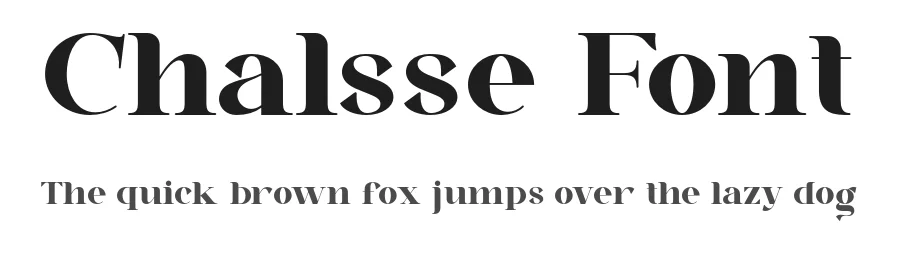 Chalsse Font by ErmediaStudio — Serif Font