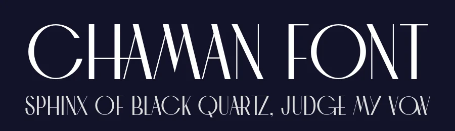 Chaman Font by 177Studio — Sans Serif Font — thumbnail 2
