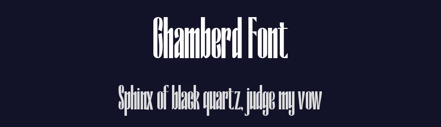Chamberd Font by Maiko Hatta — Decorative Font — thumbnail 2