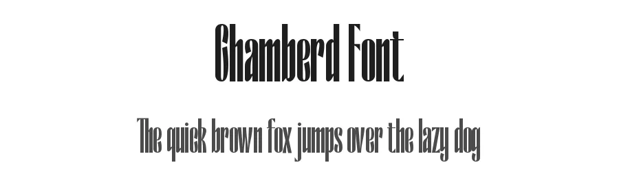 Chamberd Font by Maiko Hatta — Decorative Font