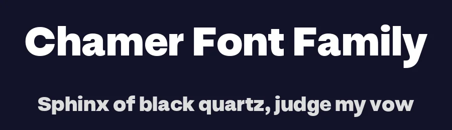 Chamer Font Family by YUKITA CREATIVE — Sans Serif Font — thumbnail 2