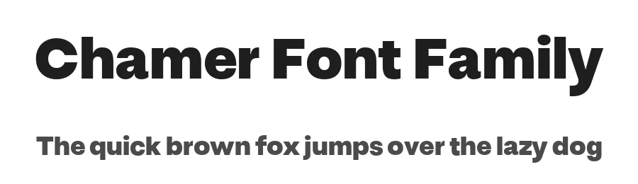 Chamer Font Family by YUKITA CREATIVE — Sans Serif Font
