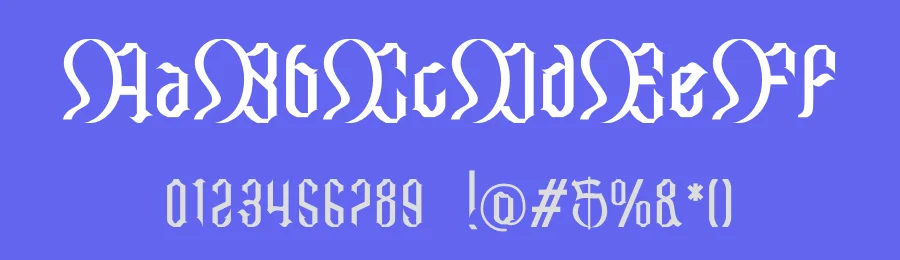 Chameton Blackletter Font by Dhabee — Blackletter Font — thumbnail 3