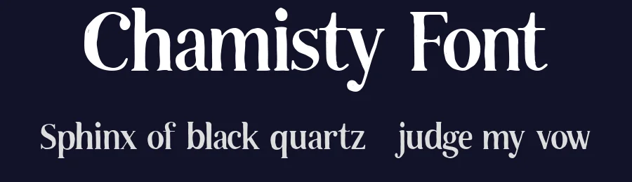 Chamisty Font by Lettermine — Display Font — thumbnail 2