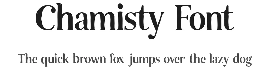 Chamisty Font by Lettermine — Display Font