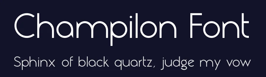 Champilon Font by Zafiratype — Sans Serif Font — thumbnail 2
