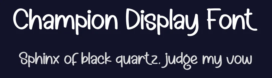 Champion Display Font by andikastudio — Display Font — thumbnail 2